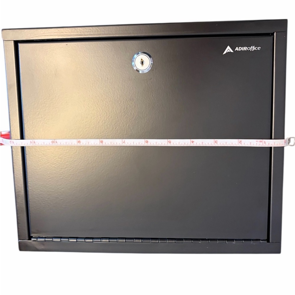 AdirOffice Large Steel Multi-Purpose Secure Drop Box (Item #ADI631-03-BLK) NIB - Picture 8 of 10